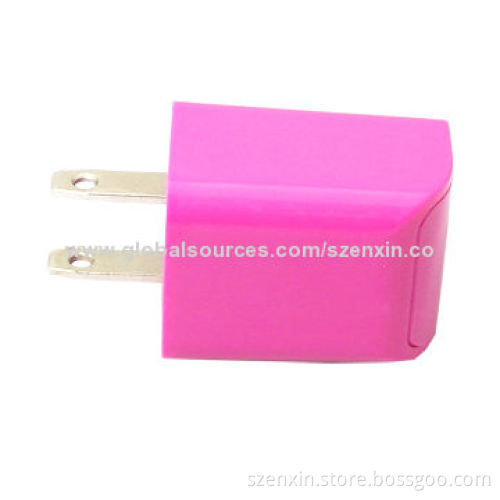USB power charger with LED light for phoneNew